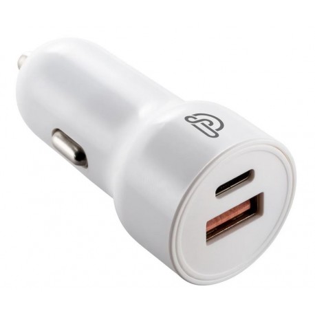 Chargeur Voiture Rapide Allume cigare double charge port USB USB C