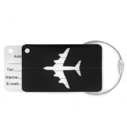 Étiquette à bagage avion personnalisée