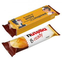 Barre de Nutella B-Ready dans son emballage personnalisé