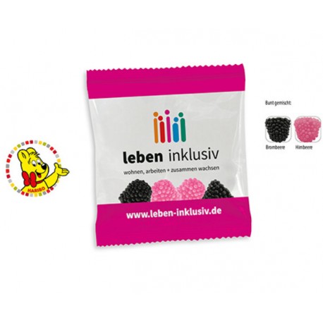 Bonbon HARIBO "BERRIES" en sachet personnalisable