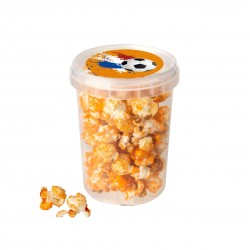 Pop-corn personnalisés orange