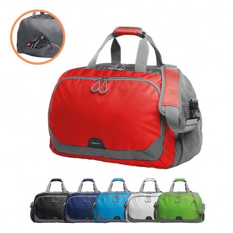 Sac de sport personnalisé compact "PUMP" avec nombreux rangements