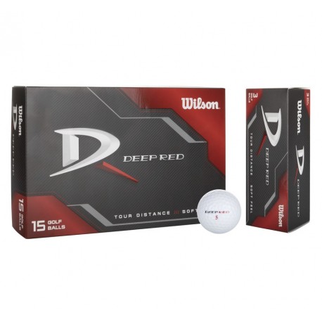 Balles de golf Wilson DEEP RED logotée sur cadeauweb. 