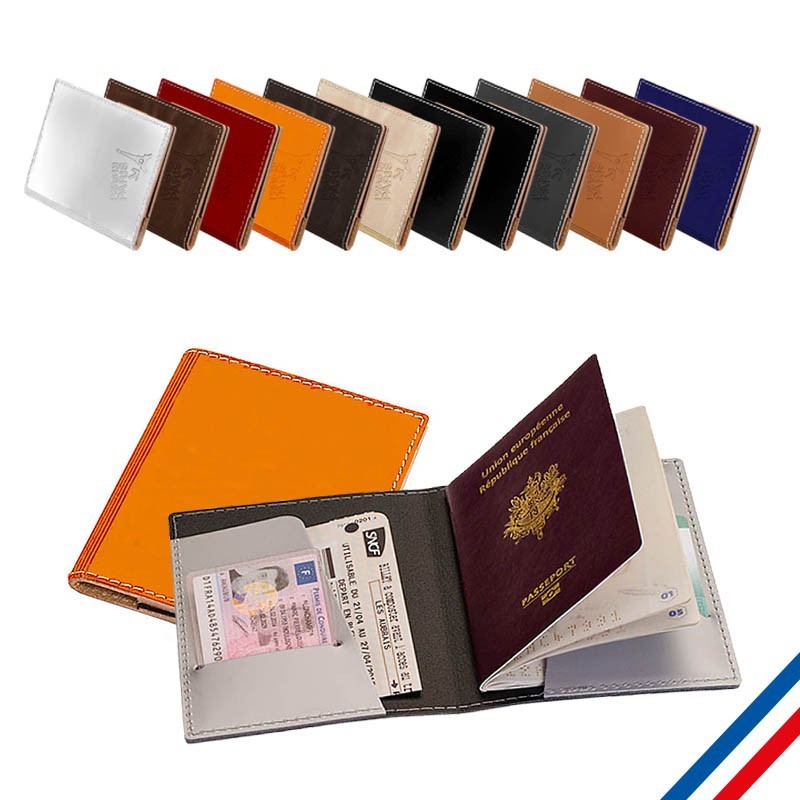 Etui passeport anti RFID personnalisable en liège - XD Collection