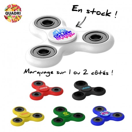 Hand Spinner Publicitaire Quadri Spinner Fidget Personnalise Logo