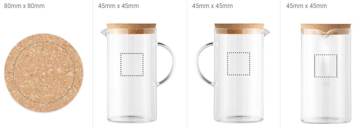 personnalisation carafe en verre